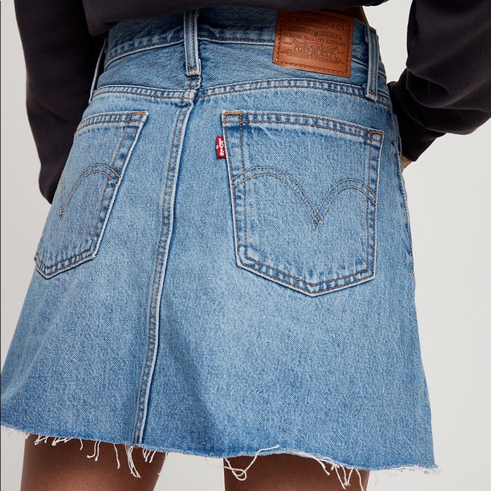 Levi’s A-Line Denim Miniskirt